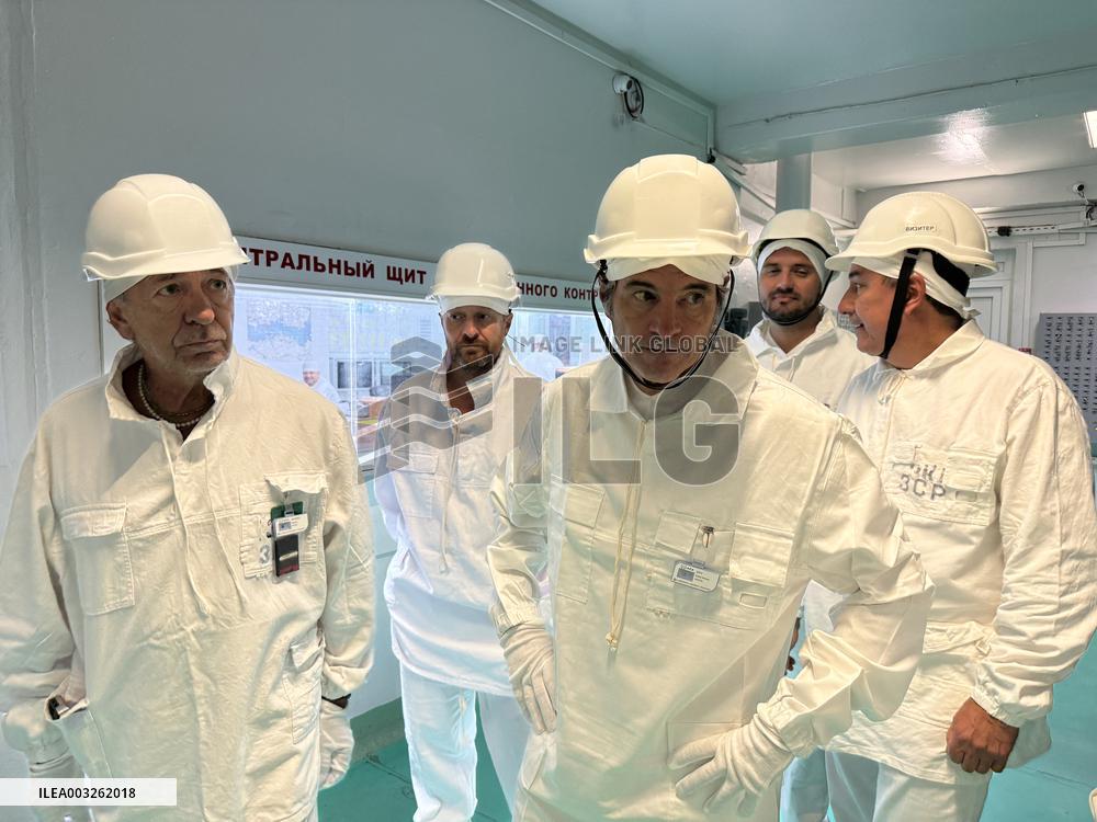 IAEA Head Visits Zaporizhzhya Nuclear Power Plant - Ukraine
