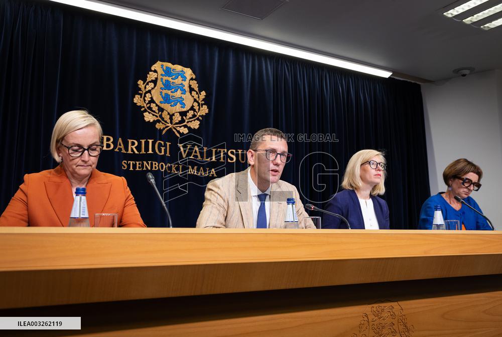 Estonian Government press conference