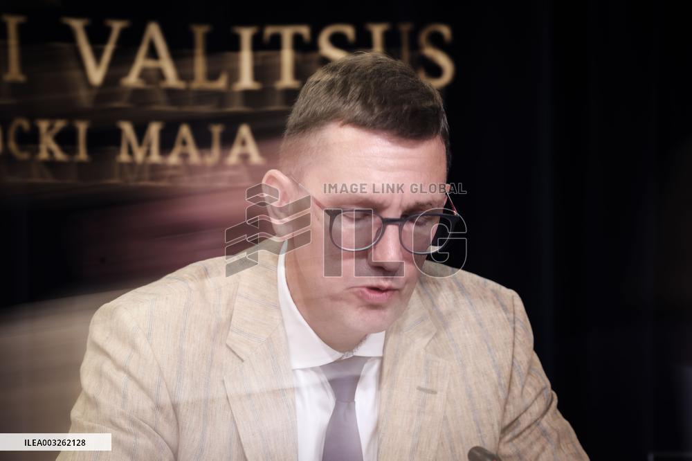 Estonian Government press conference
