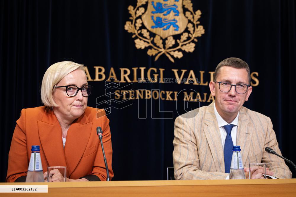 Estonian Government press conference