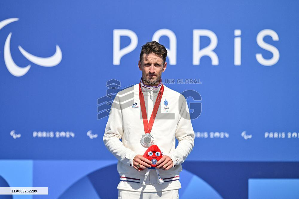Paris 2024 Paralympics - Road Race - Kevin Le Cunff Wins Silver