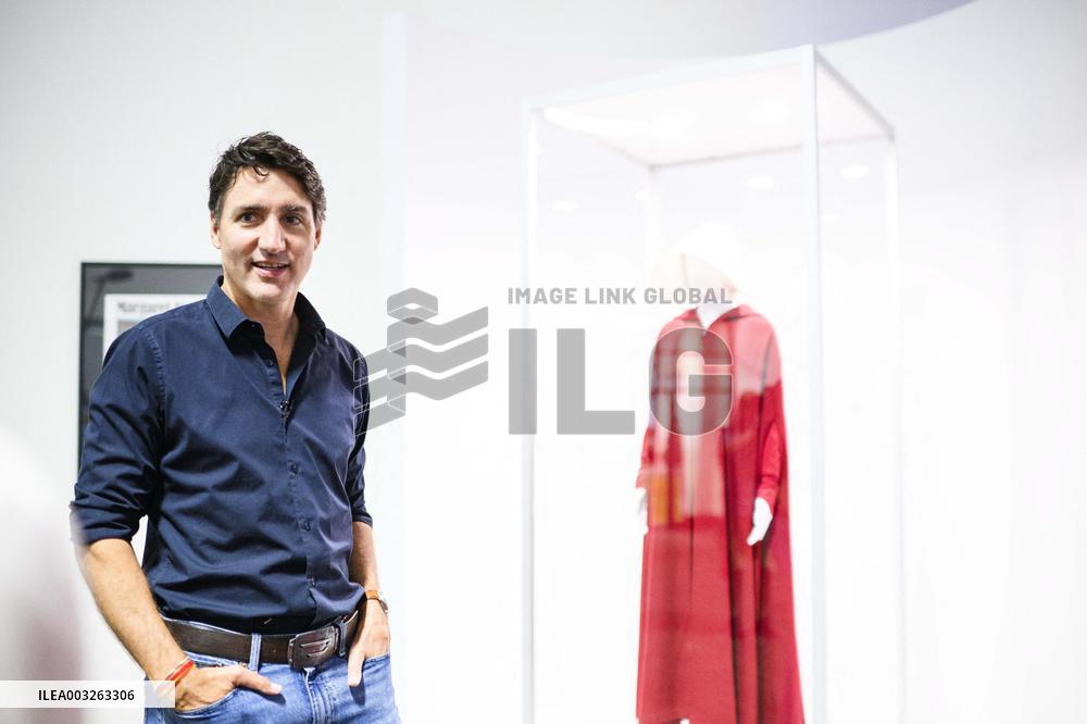 Justin Trudeau Visits Cinespace Studios - Toronto