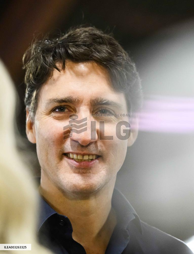 Justin Trudeau Visits Cinespace Studios - Toronto