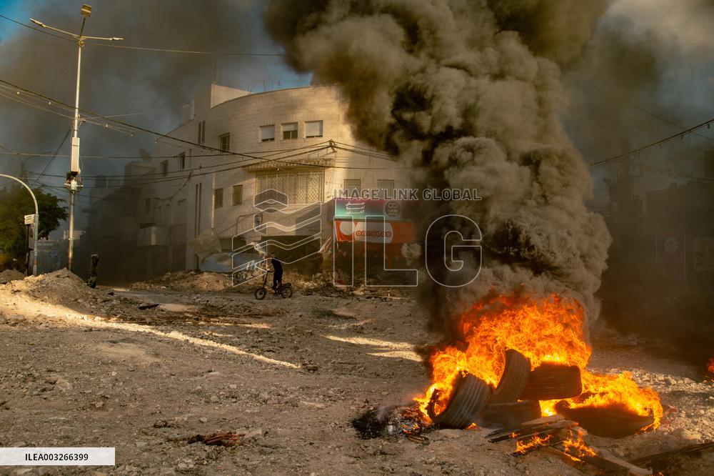 Israeli Forces Leave Trail Of Destruction In Jenin - West Bank
