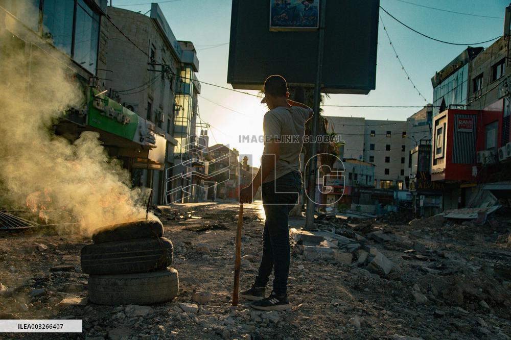 Israeli Forces Leave Trail Of Destruction In Jenin - West Bank