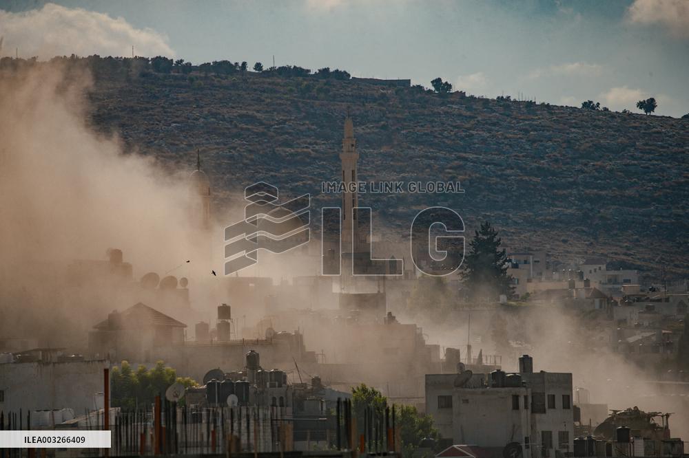 Israeli Forces Leave Trail Of Destruction In Jenin - West Bank
