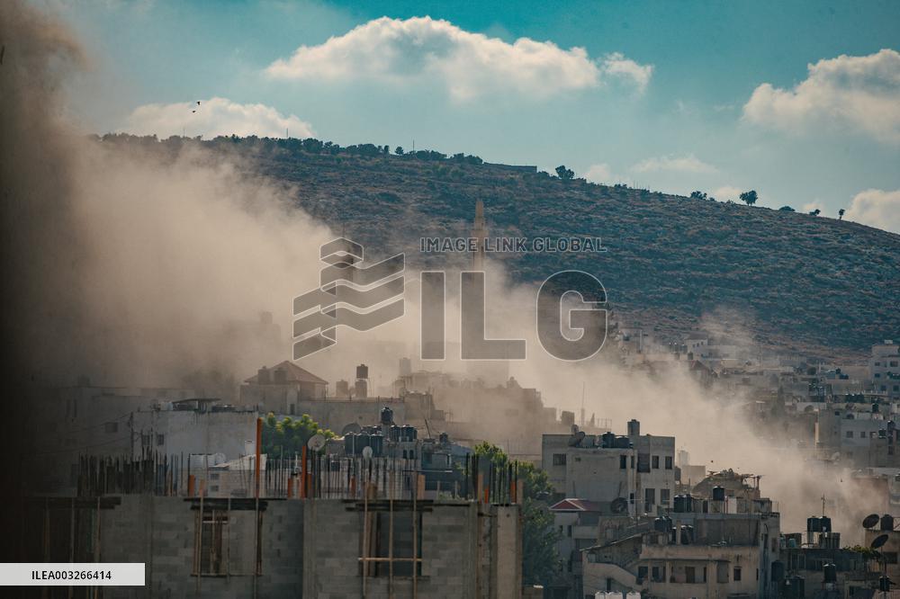 Israeli Forces Leave Trail Of Destruction In Jenin - West Bank
