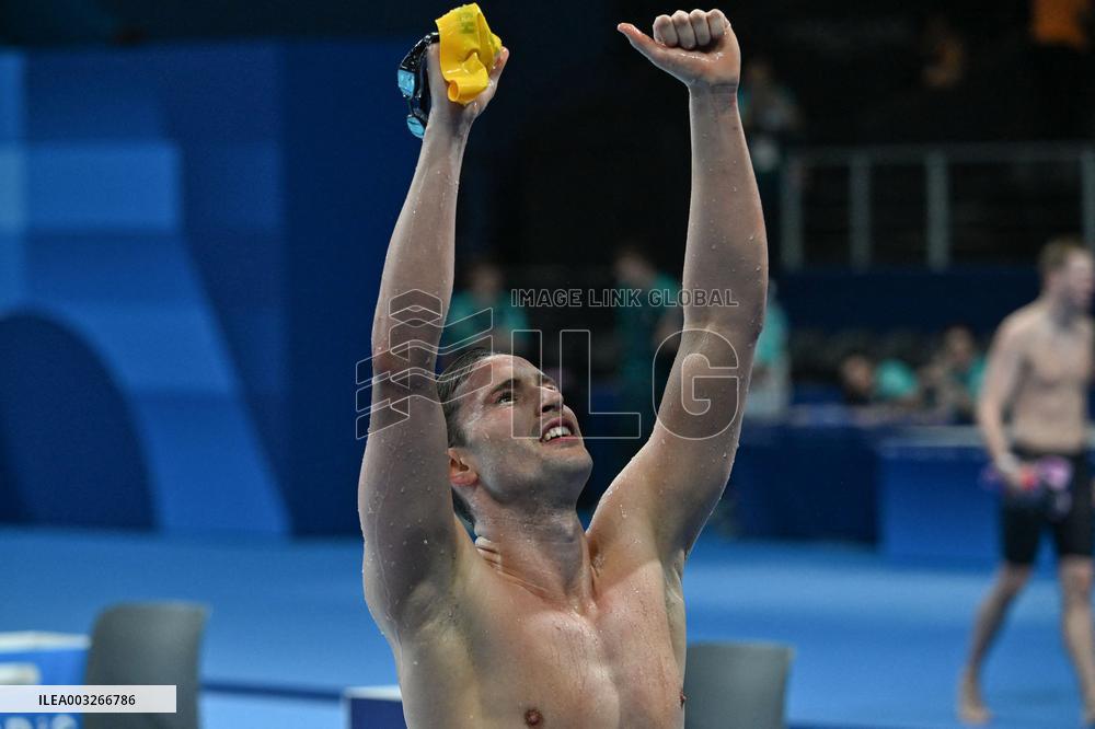 Paris 2024 Paralympics - 100 M Backstroke - Benjamin Hance Wins Gold