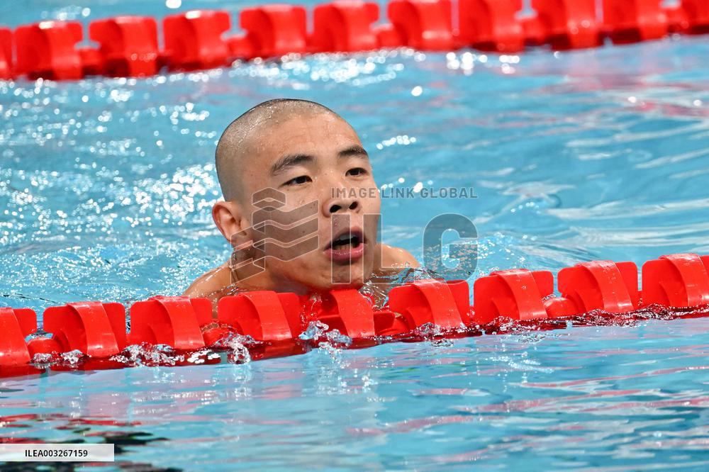 Paris 2024 Paralympics - 50m Butterfly Jincheng Guo World Record