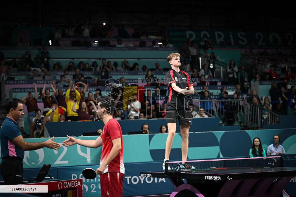 Paris 2024 Paralympics - Table Tennis - Laurens Devos Wins Gold
