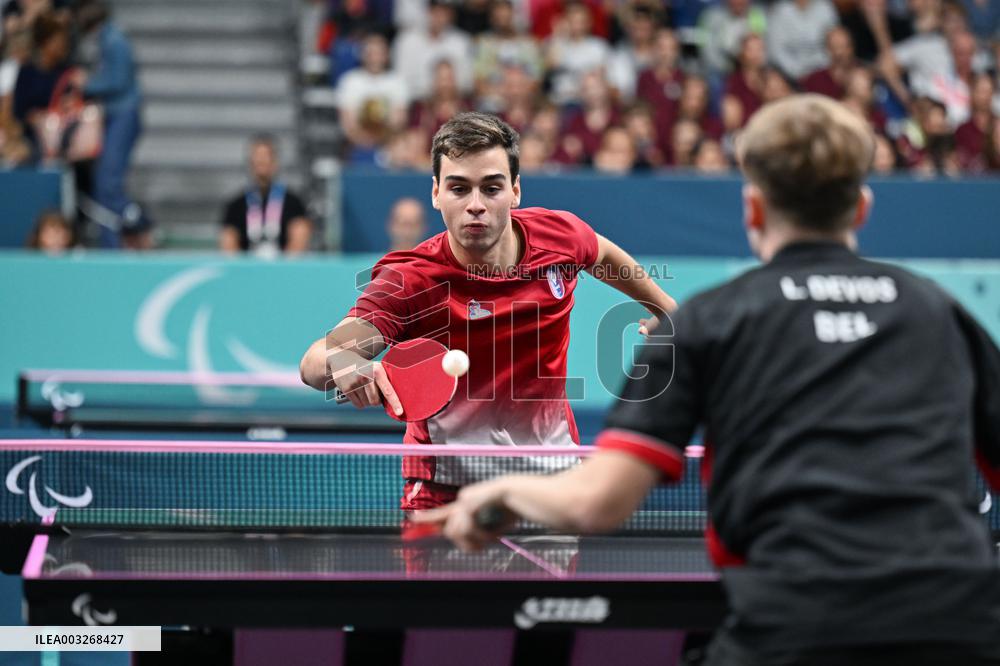 Paris 2024 Paralympics - Table Tennis - Lucas Didier Wins Silver