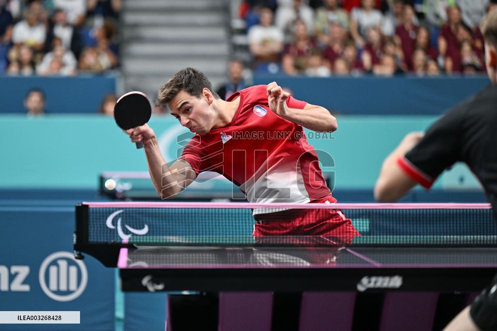 Paris 2024 Paralympics - Table Tennis - Lucas Didier Wins Silver