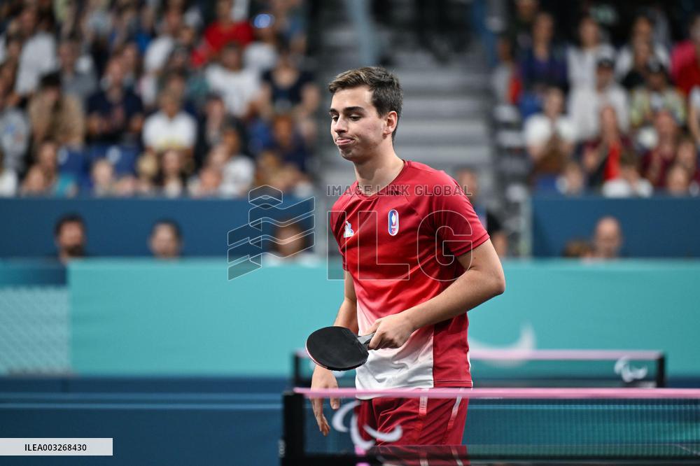 Paris 2024 Paralympics - Table Tennis - Lucas Didier Wins Silver