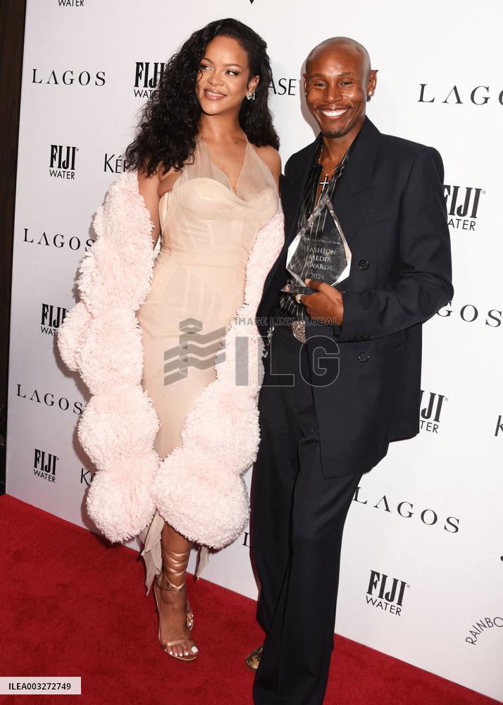 Rihanna At Daily Front Row 11th Annual Fashion Media Awards - NYC