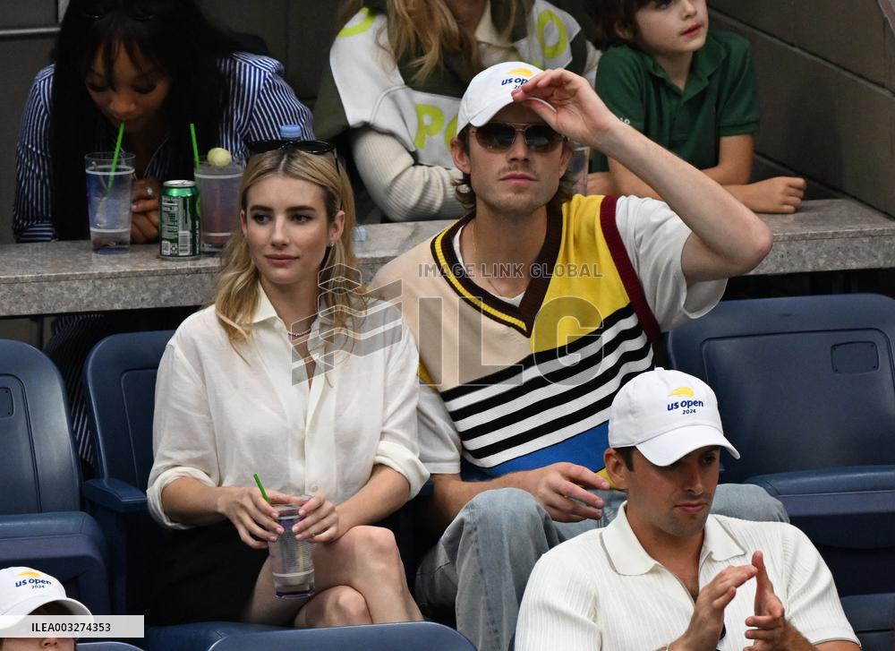 US Open - Emma Roberts In The Stands