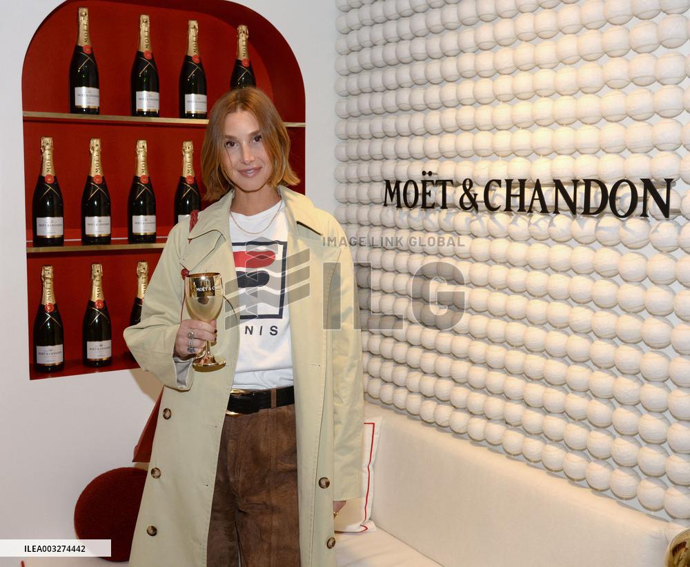 US Open - Celebs At Moet & Chandon Clubhouse