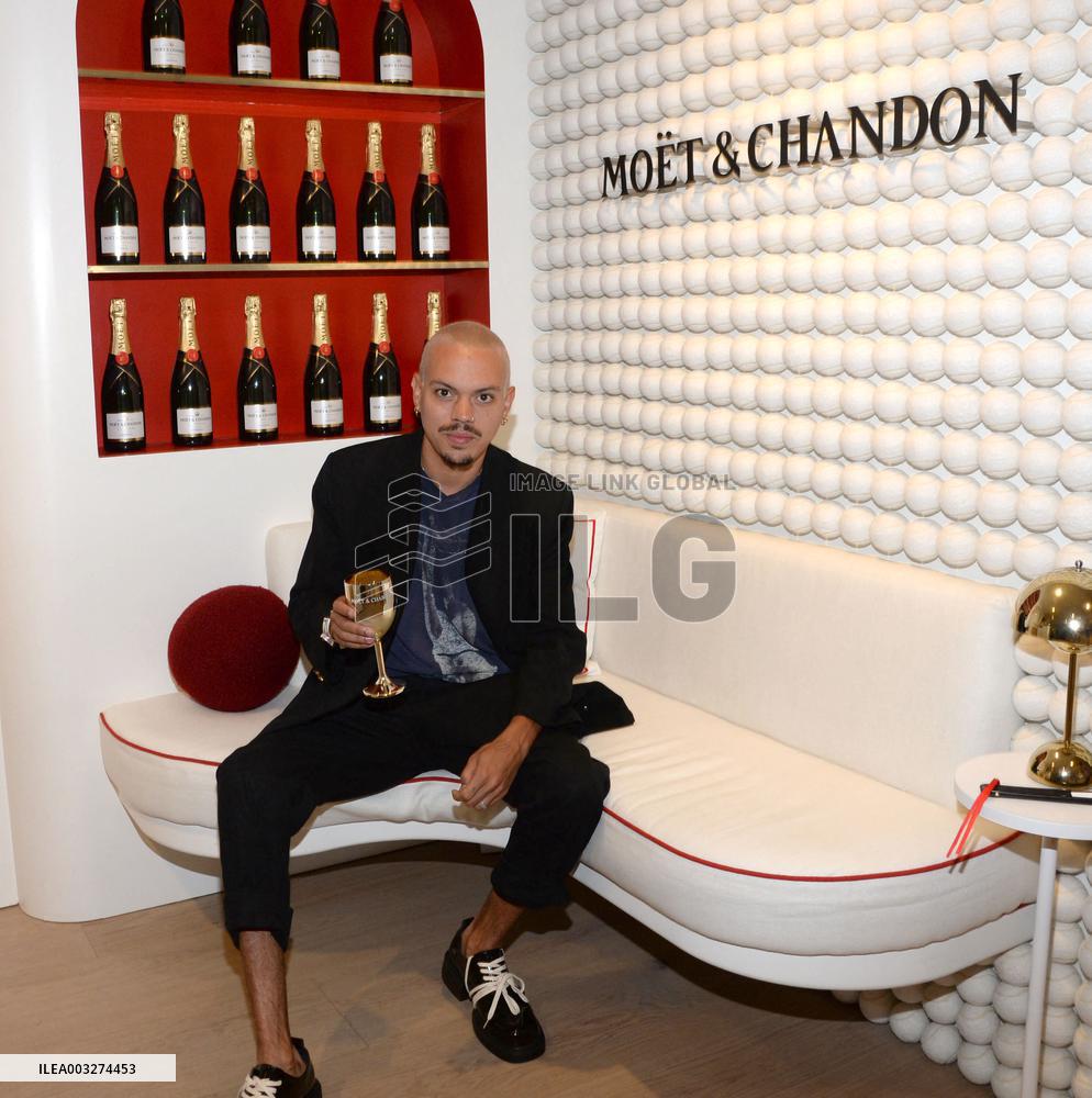 US Open - Celebs At Moet & Chandon Clubhouse