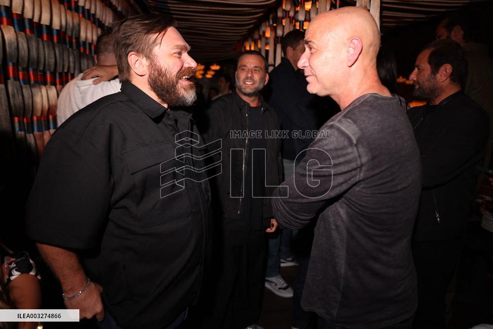 Andre Agassi And Celebs At Prince X DraftKings Dinner - NYC
