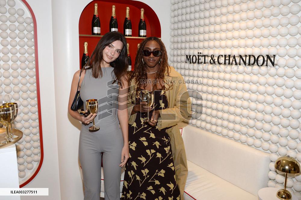 US Open - Celebs At Moet & Chandon Clubhouse Suite