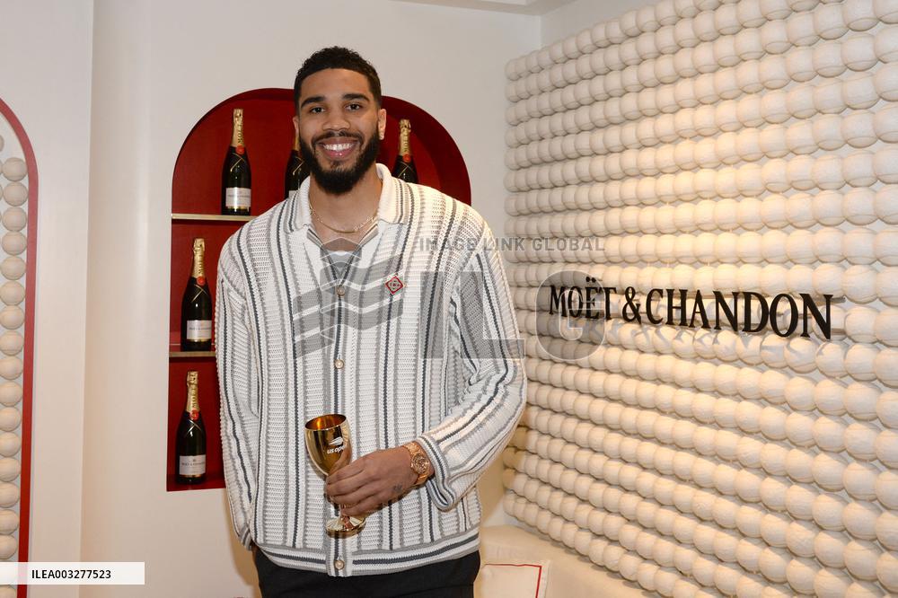 US Open - Celebs At Moet & Chandon Clubhouse Suite