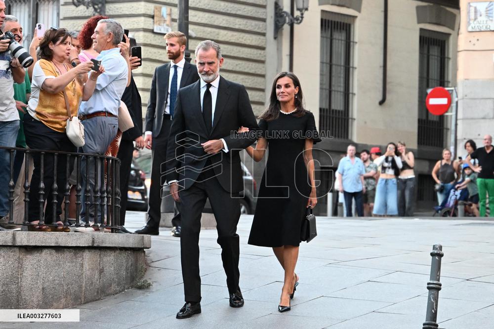 Funeral Of Juan Gomez Acebo - Madrid