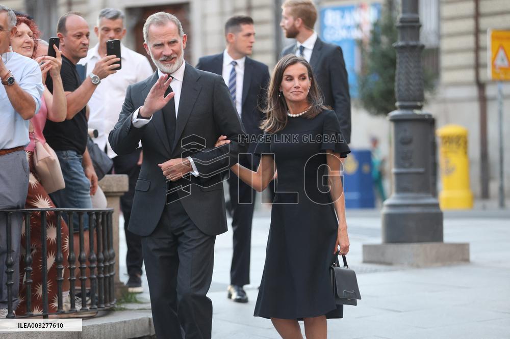Funeral Of Juan Gomez Acebo - Madrid