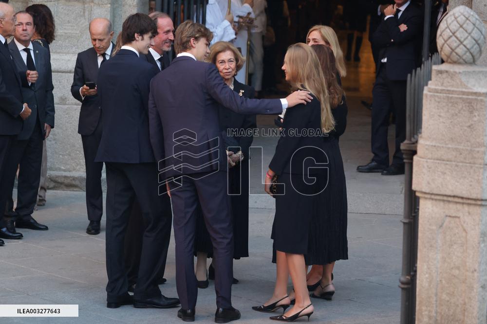 Funeral Of Juan Gomez Acebo - Madrid