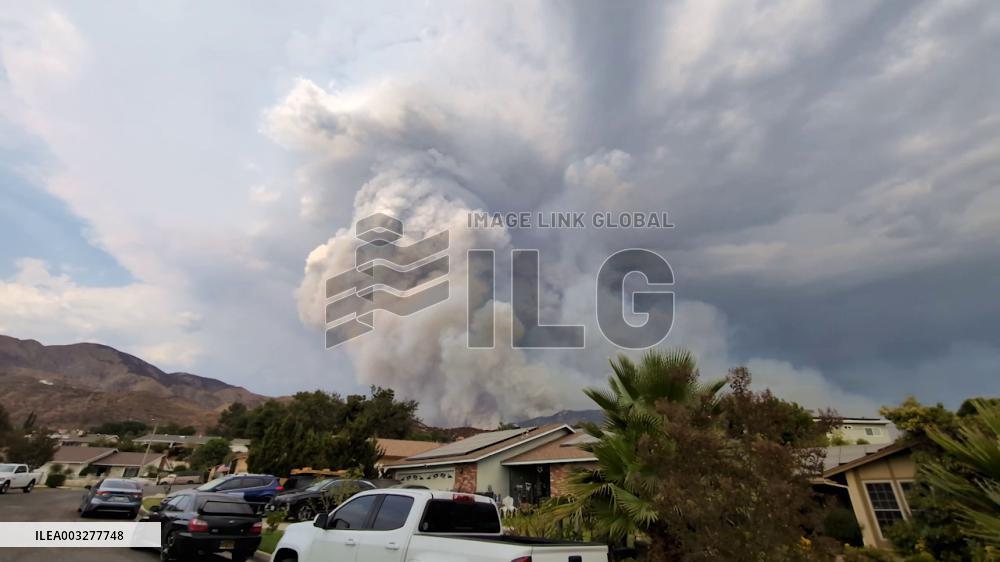 US: Line Fire Grows Explosively, Prompts Thousands To Evacuate In Southern California 11