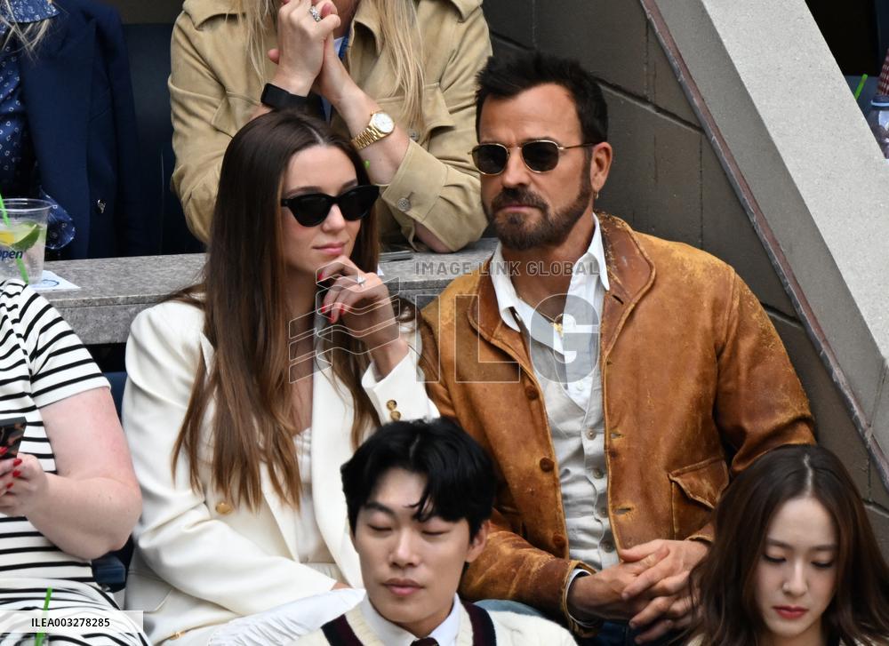 US Open - Justin Theroux In The Stands