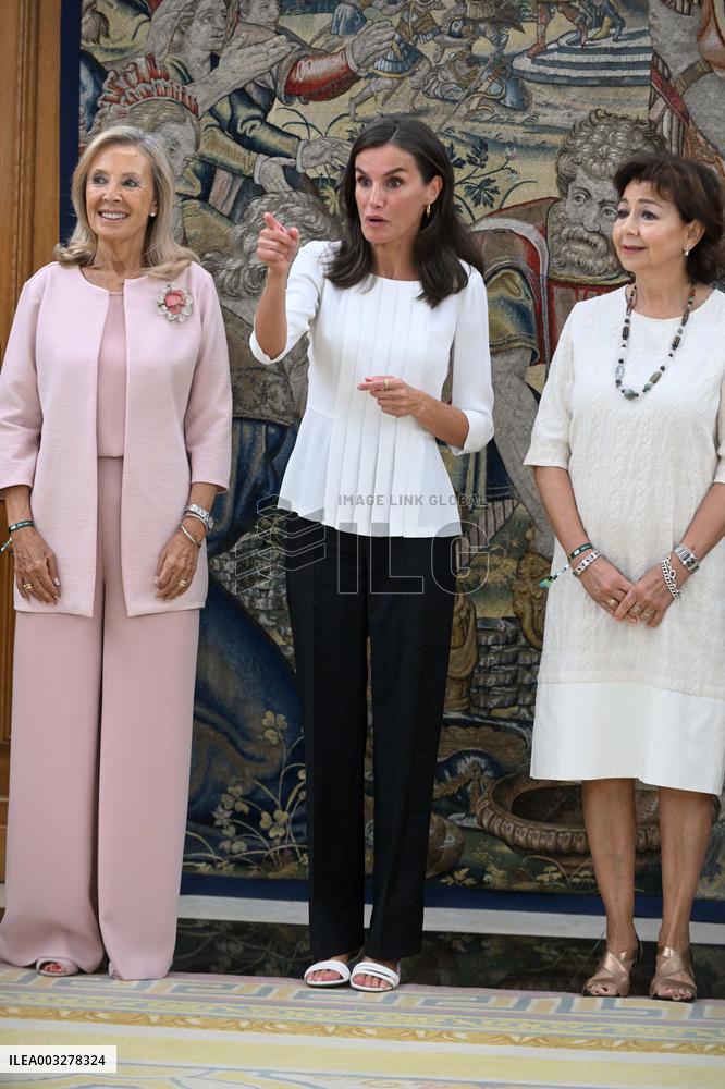 Queen Letizia Audience - Madrid
