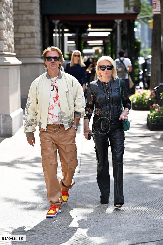 NYFW - Dennis Basso Arrivals