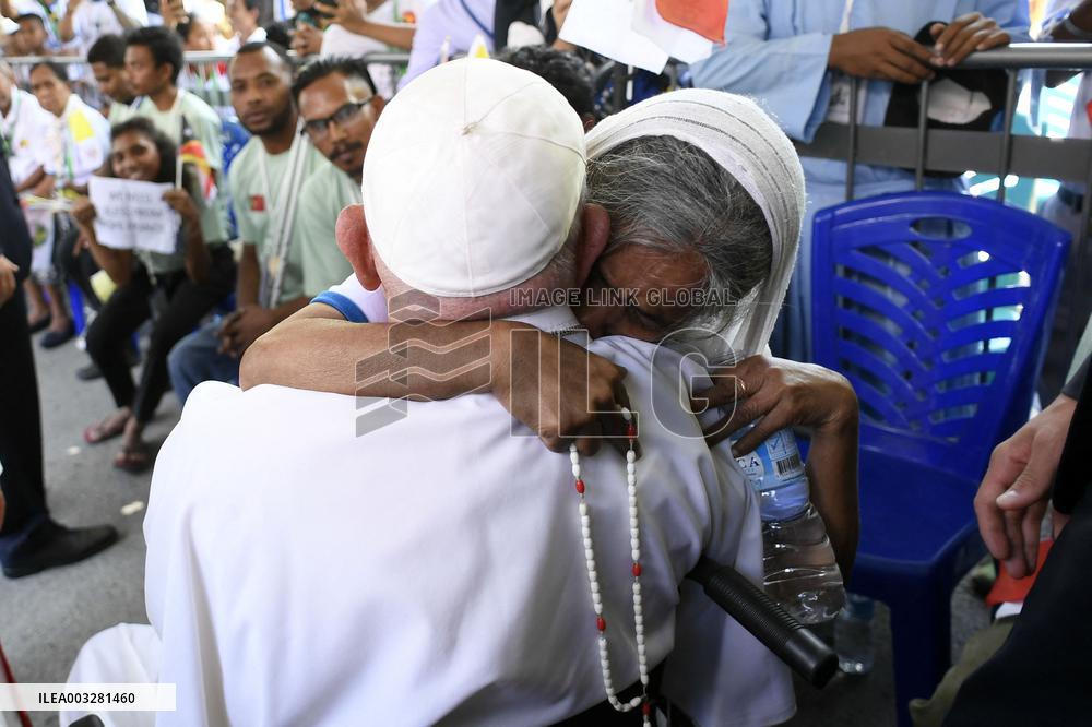 Pope Francis Meets Religious In Dili - Timor Leste
