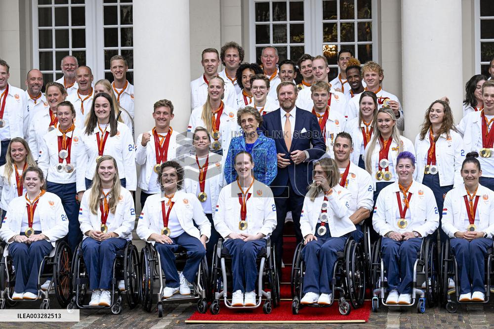 King Willem-Alexander Receives Paralympic Medallists - The Hague