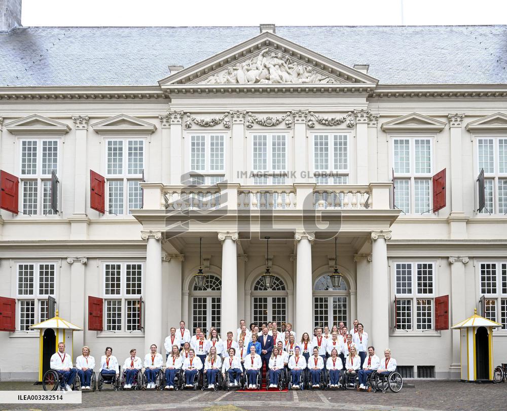 King Willem-Alexander Receives Paralympic Medallists - The Hague