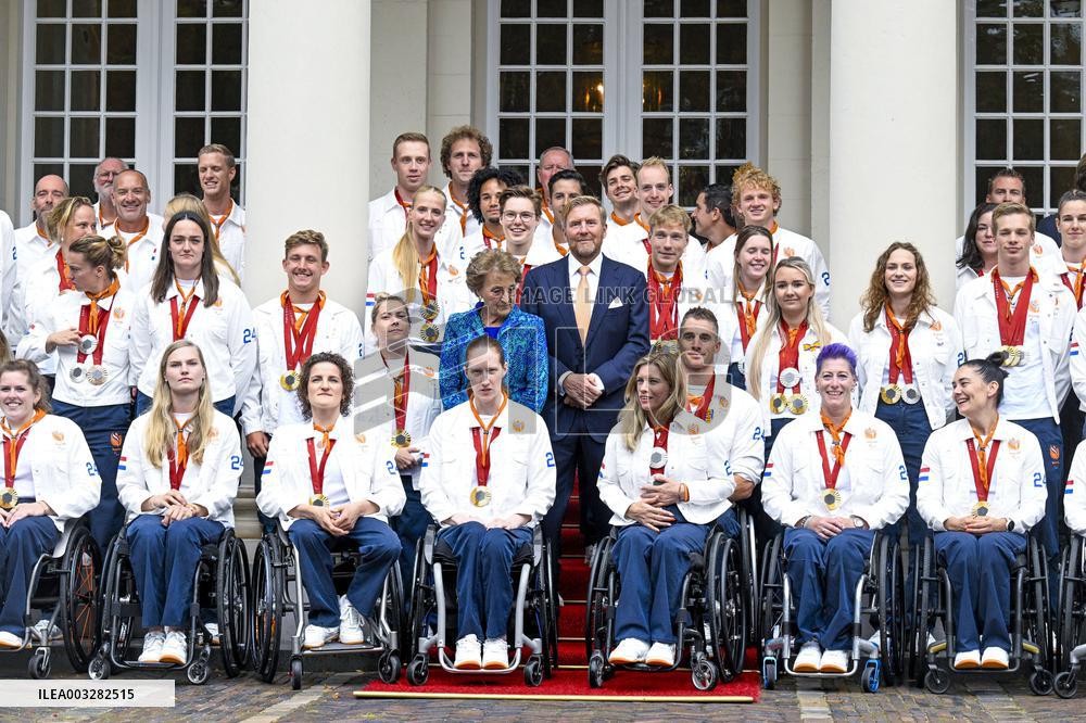 King Willem-Alexander Receives Paralympic Medallists - The Hague