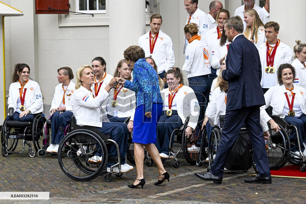 King Willem-Alexander Receives Paralympic Medallists - The Hague