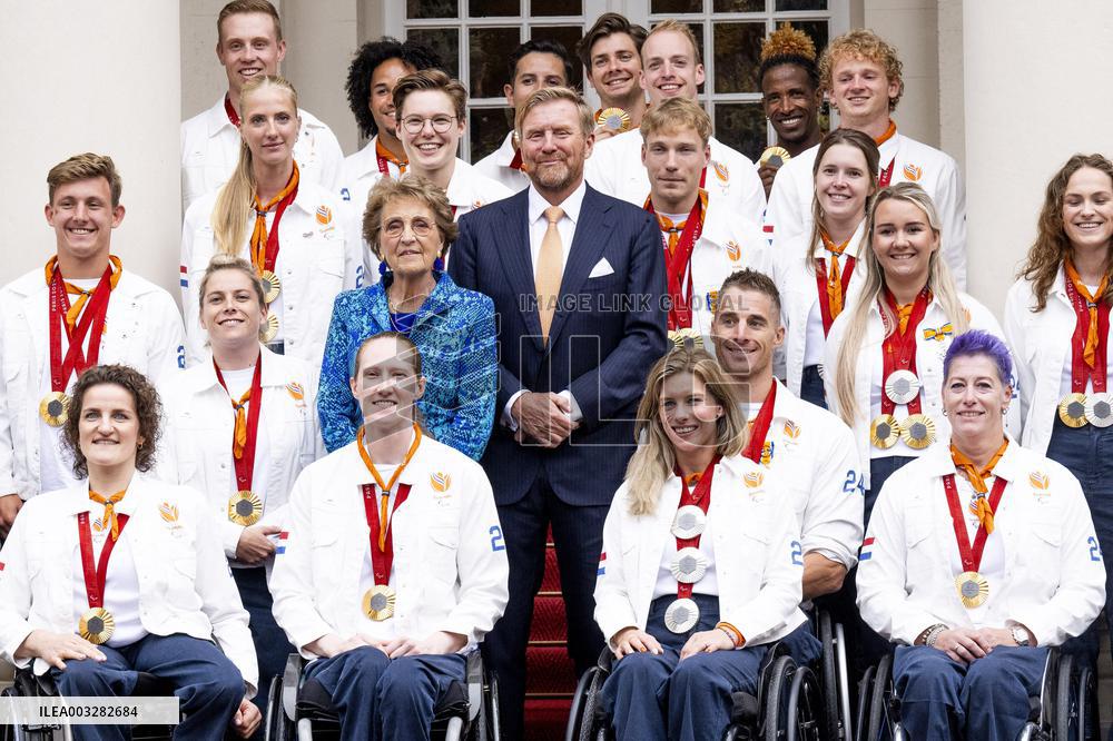 King Willem-Alexander Receives Paralympic Medallists - The Hague
