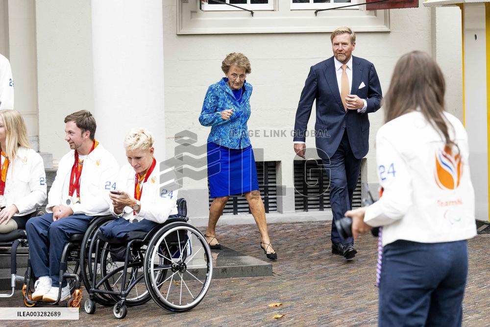 King Willem-Alexander Receives Paralympic Medallists - The Hague