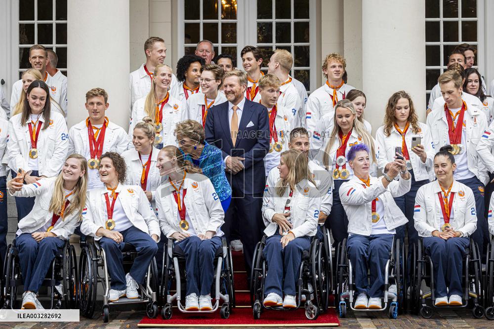 King Willem-Alexander Receives Paralympic Medallists - The Hague
