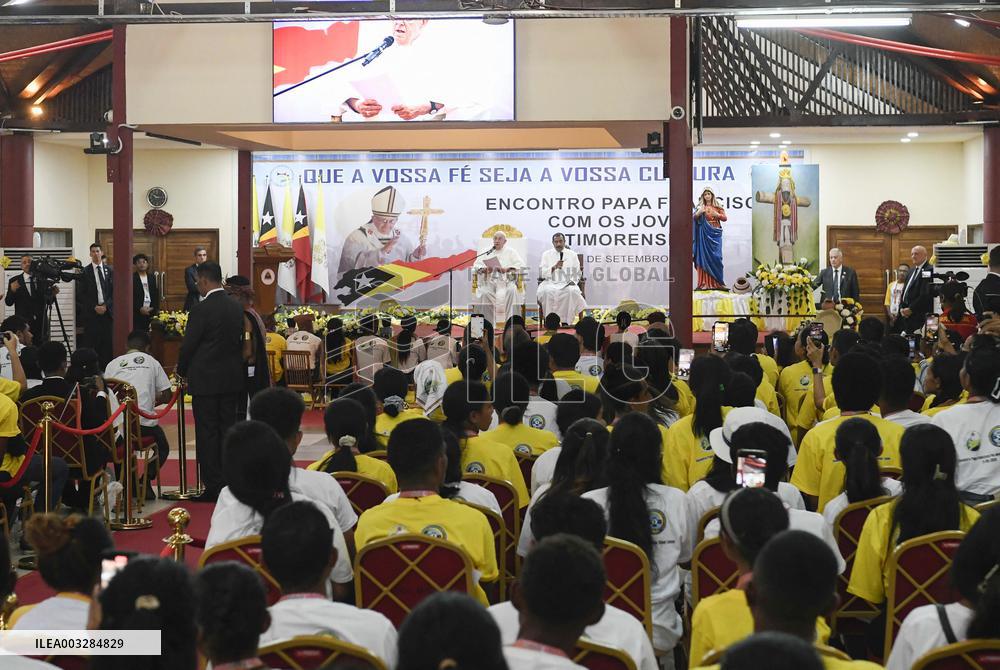 Pope Francis Meets With Young People - Timor Leste