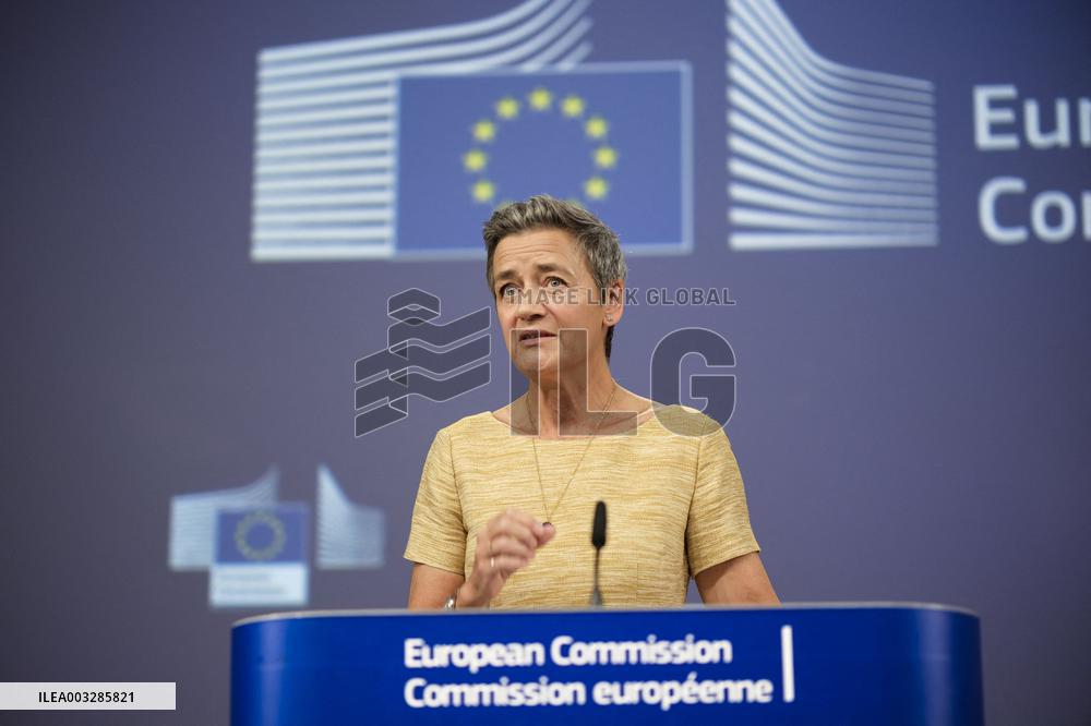 Margrethe Vestager Press Conference - Brussels