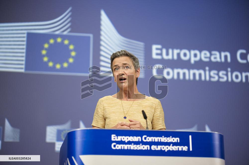 Margrethe Vestager Press Conference - Brussels