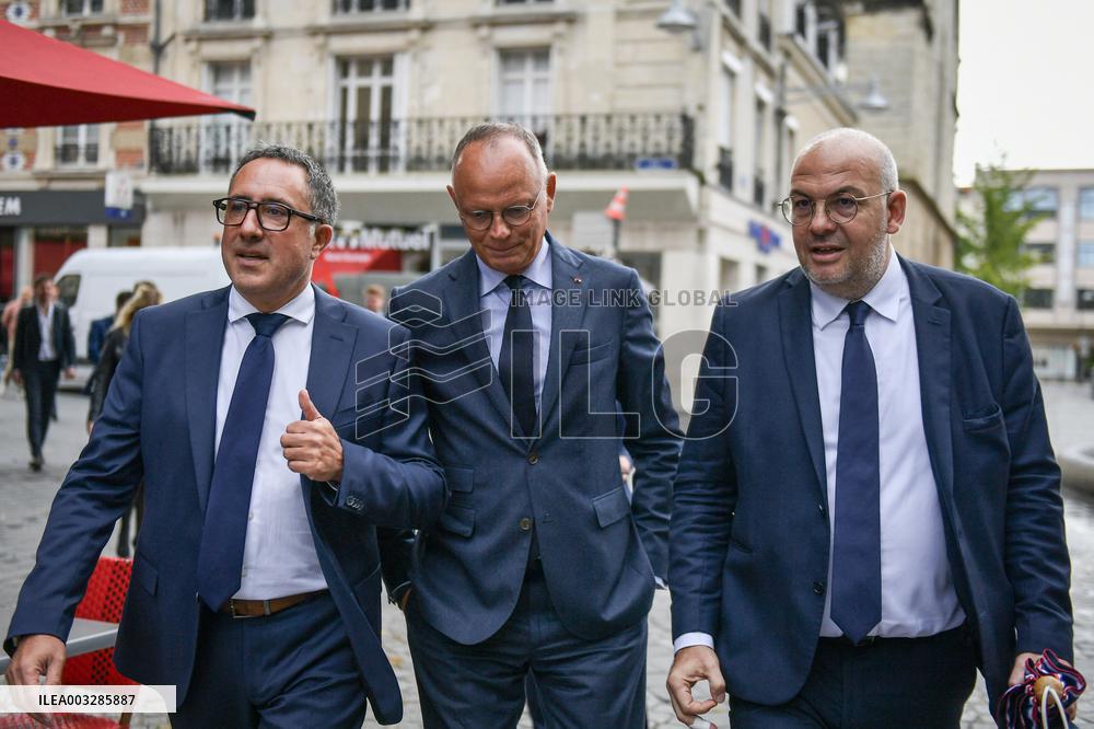 French right-wing party "Horizons" parliamentary days in Reims