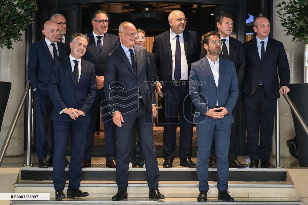 French right-wing party "Horizons" parliamentary days - Reims FA