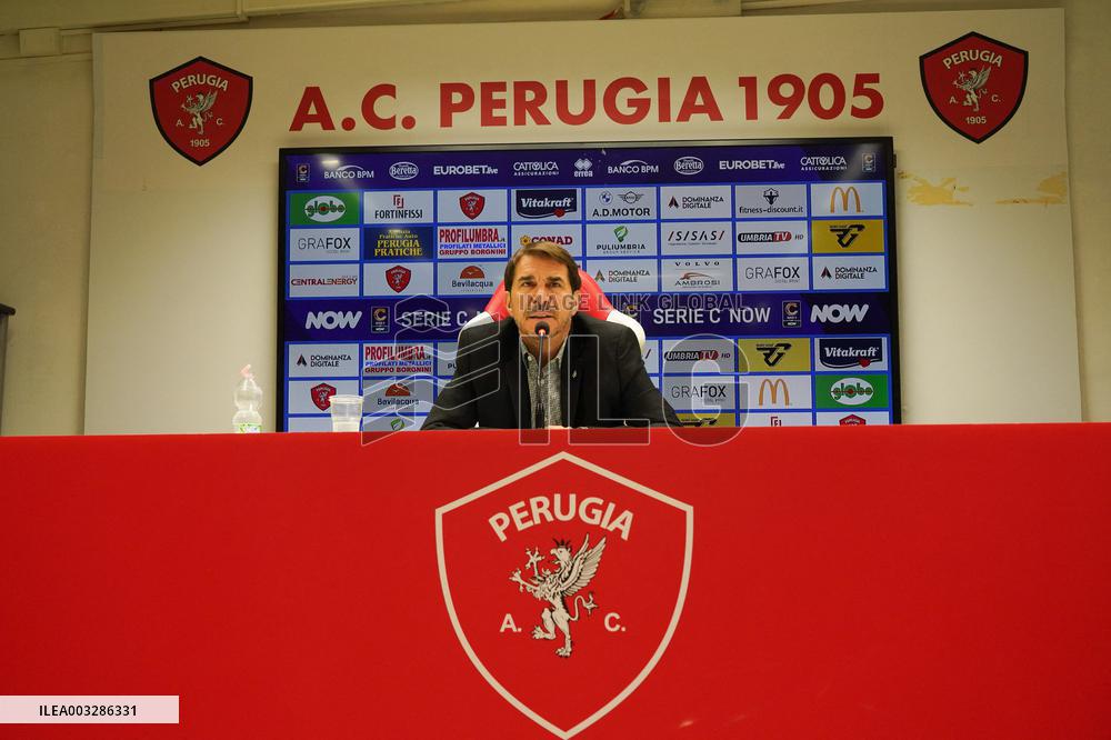 - Serie C Italia - AC Perugia Press Conference