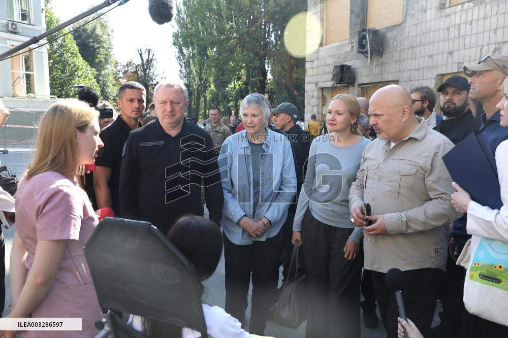 News conference of Ukraines Prosecutor General and ICC Prosecutor in Kyiv