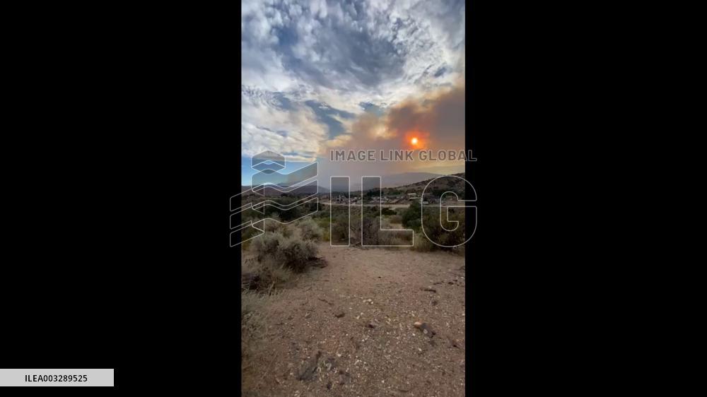 US: Davis Fire Burns South Of Reno Triggering Widespread Evacuations 10