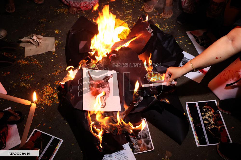 Protest Over Kolkata Doctor Rape-Murder Case - India