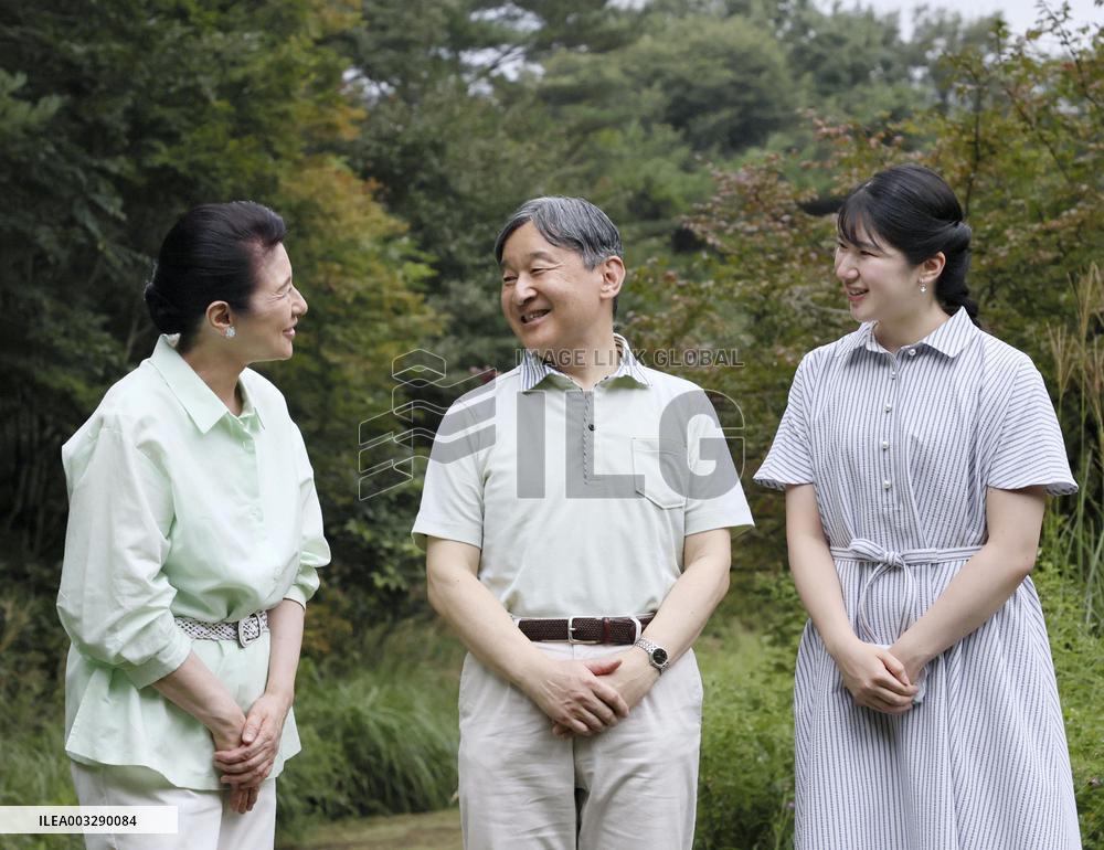 Japan imperial family stay at villa in Tochigi Pref.