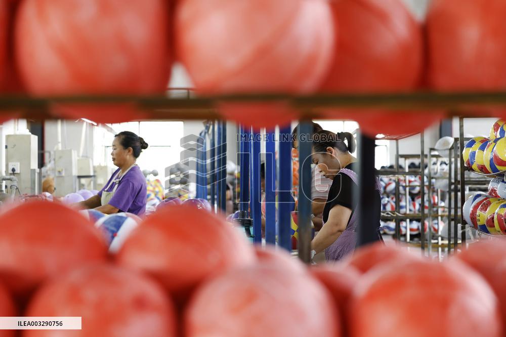Sports Balls Production in Suqian